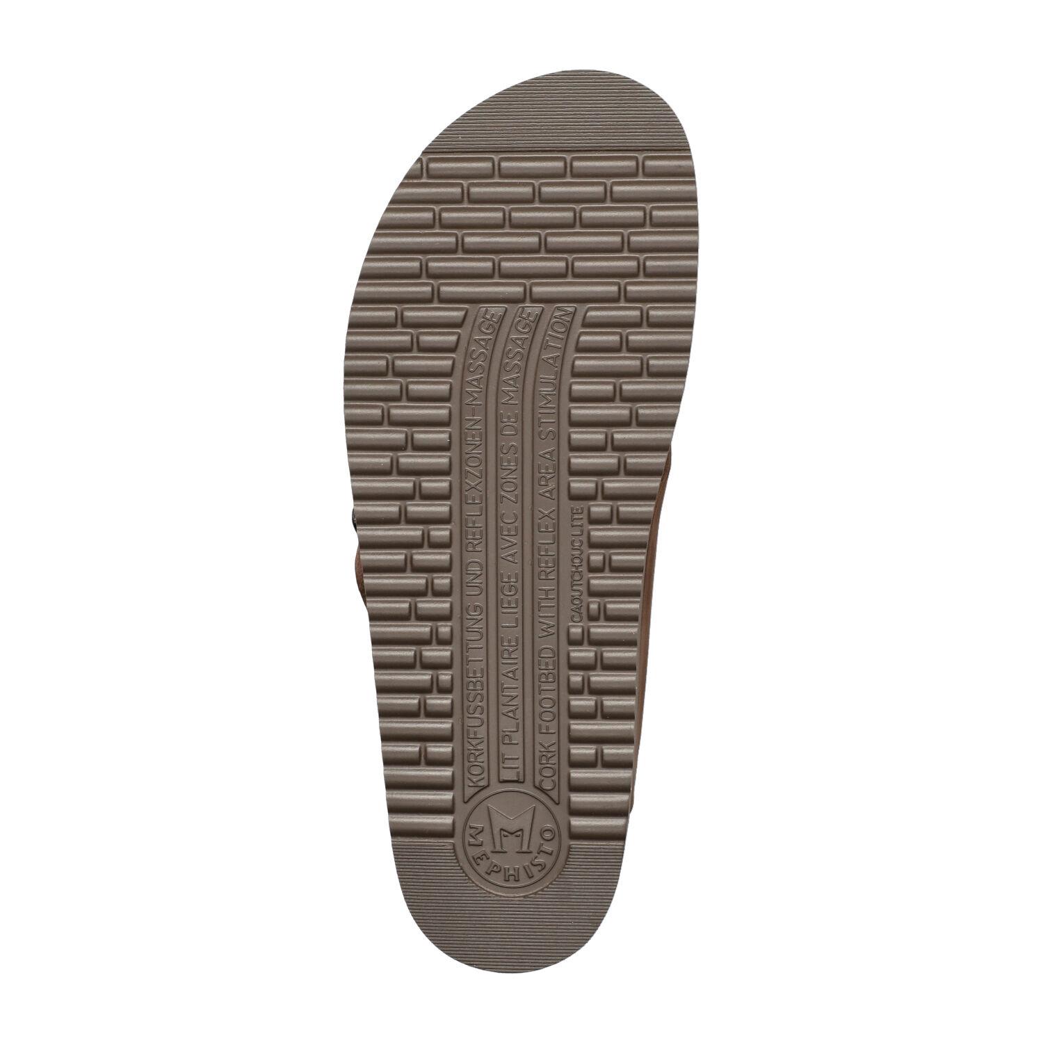 mules homme modèle Nordine cuir gras brun foncé - Mephisto